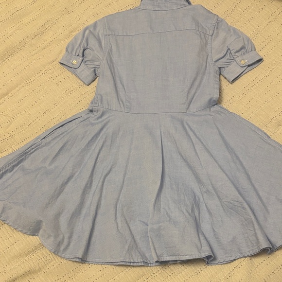 Girls Polo by Ralph Lauren Light Blue Casual Kids Dress size 4/4T - Picture 4 of 6